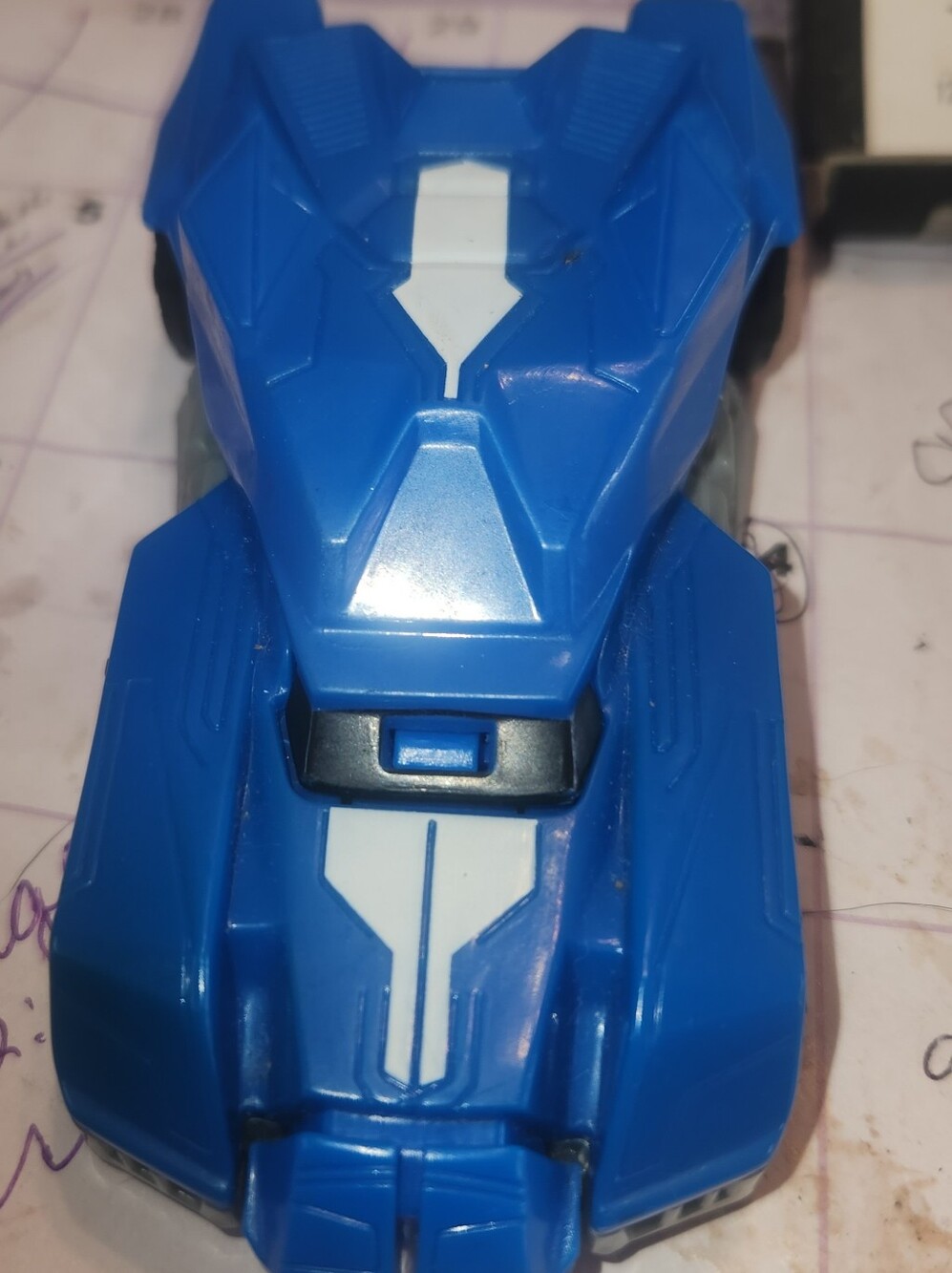 Blue Kids Racing Toy Car - Durable Plastic 2010